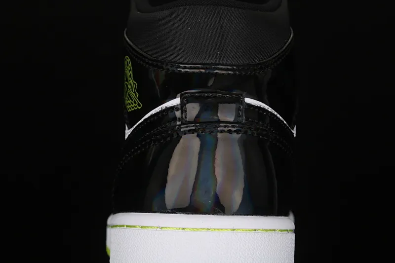 All categories Air Jordan Jordan series basketball shoes Air Jordan 1 Mid Air Jordan 1 Mid SE AJ1 Joe 1 black colorful chameleon green apple green BQ6931-003